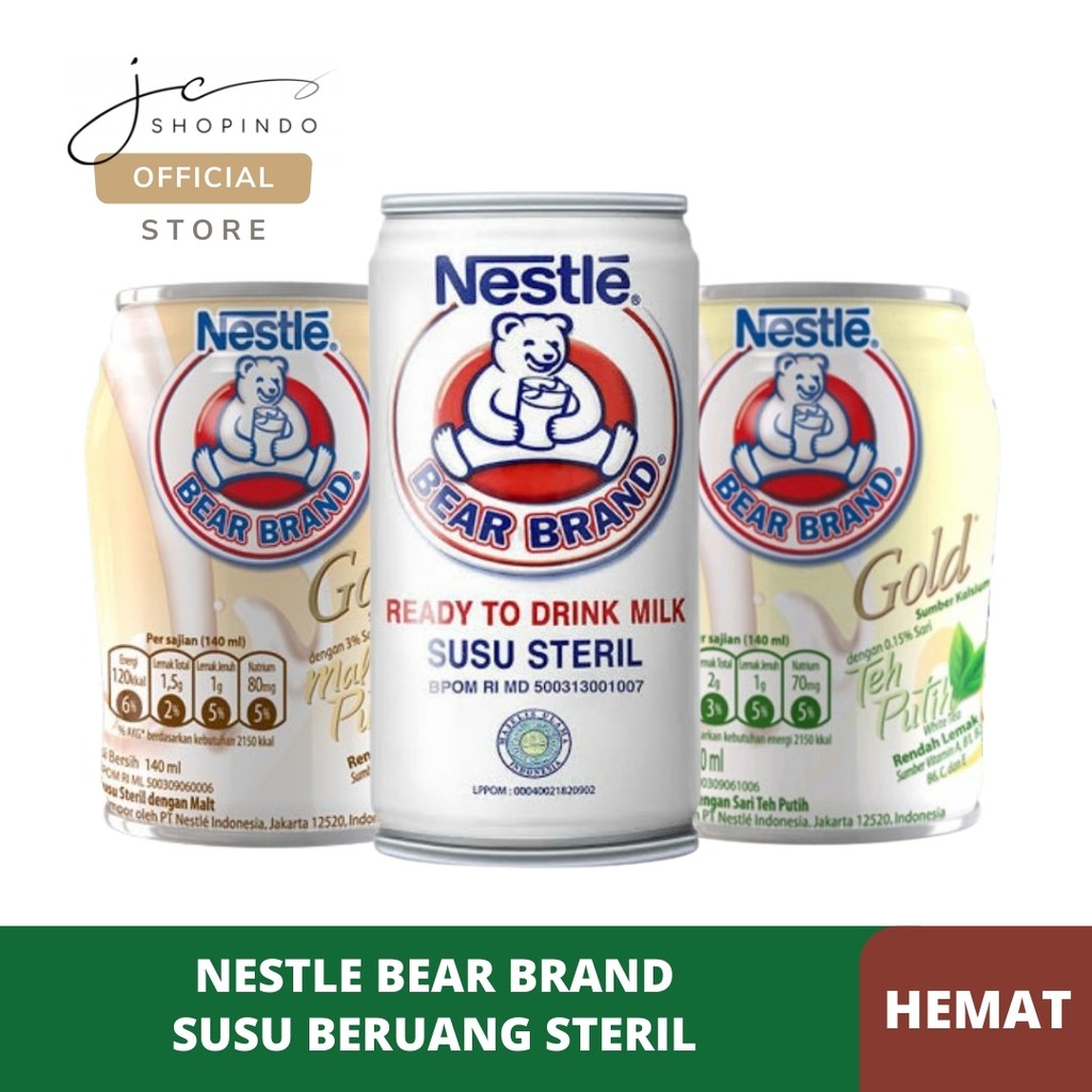 

SUSU BERUANG NESTLE | BEAR BRAND | SUSU STERIL | WHITE MALT & TEA