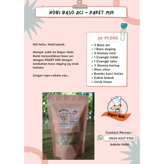 

Hobi Baso Aci - Paket MID