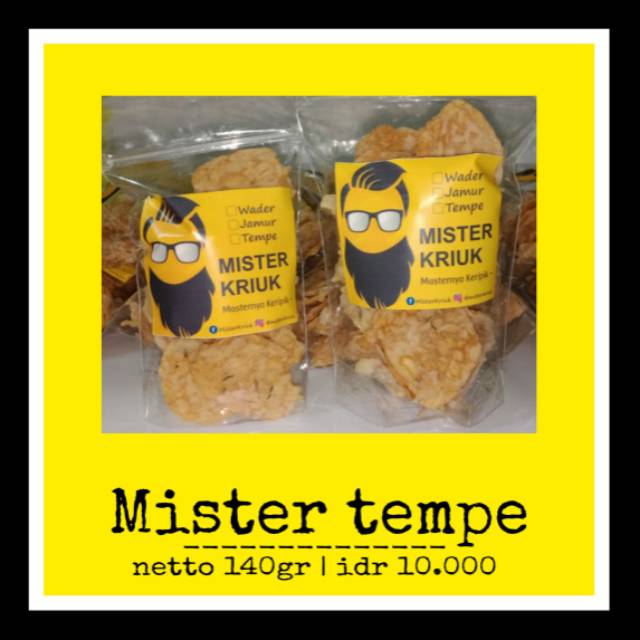 

Mister Tempe ( Tempe Crispy ) netto 140 gram