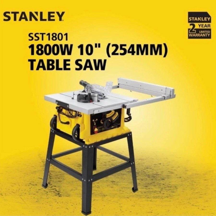 New product table saw stanley sst1801