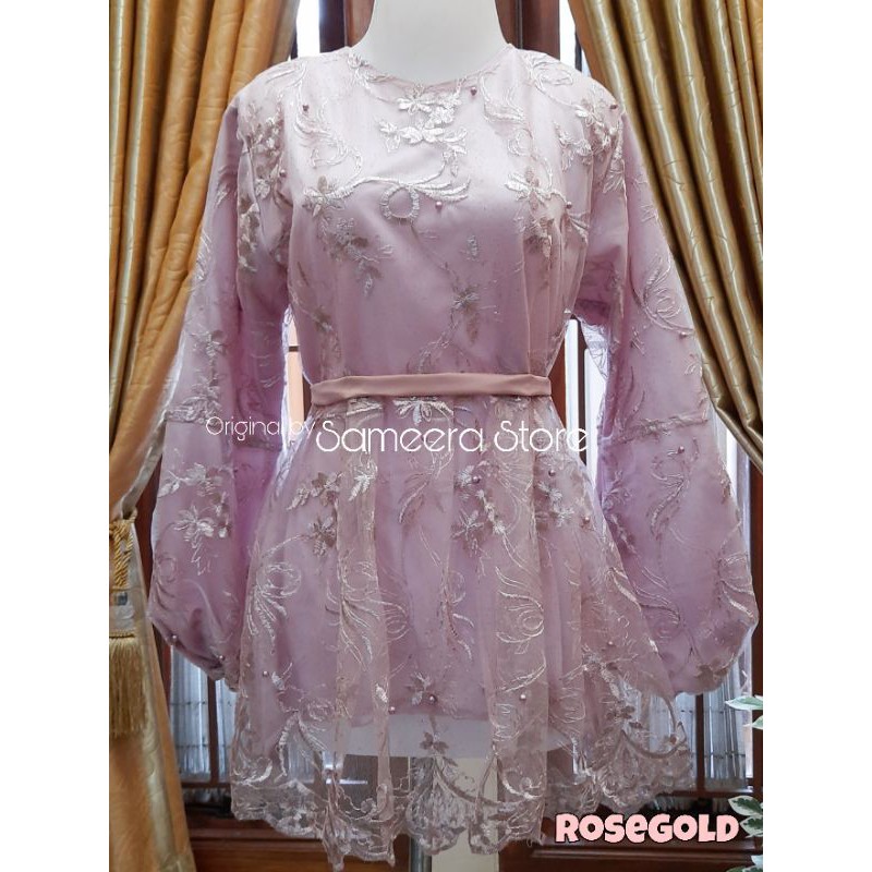COD KEBAYA LESTI / LESTI PEPLUM / KEBAYA BRUKAT MODERN / KEBAYA BRUKAT MUTIARA-4
