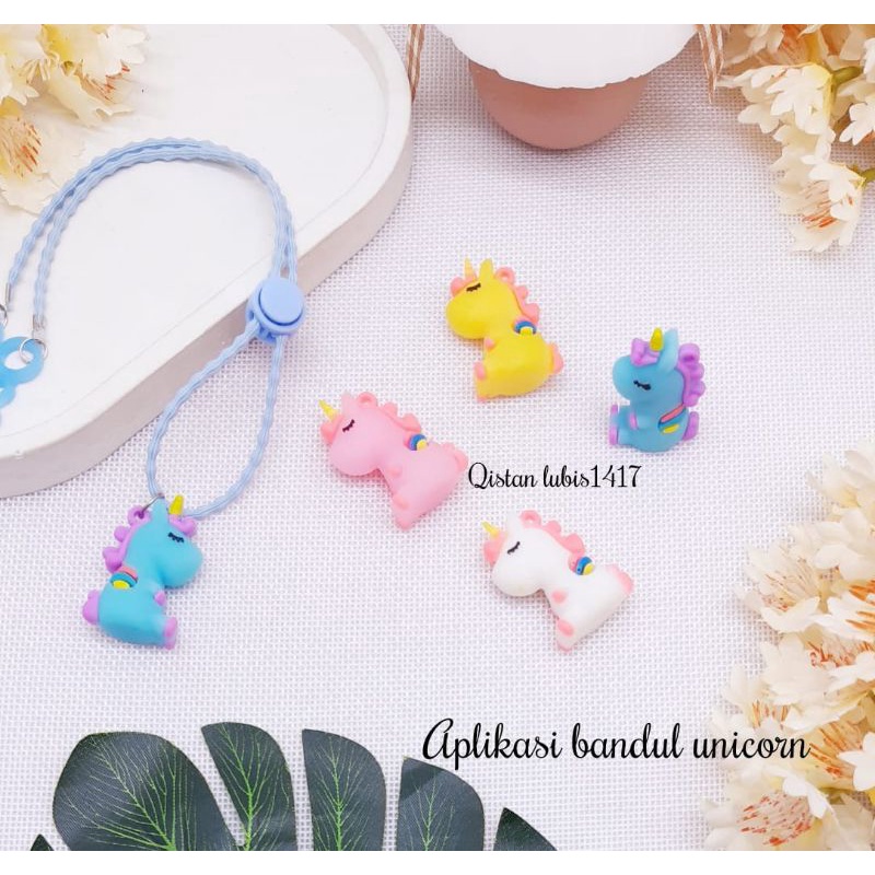 Aplikasi bandul unicorn 12pcs