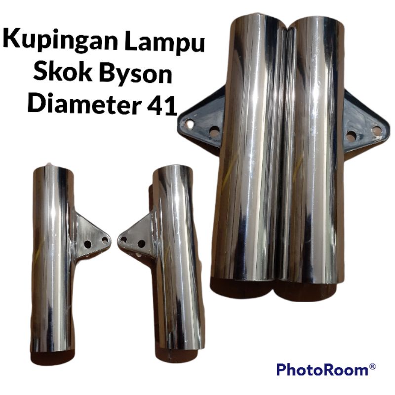 Kupingan Lampu Stanles Skok Byson As41 pangkon lampu depan byson