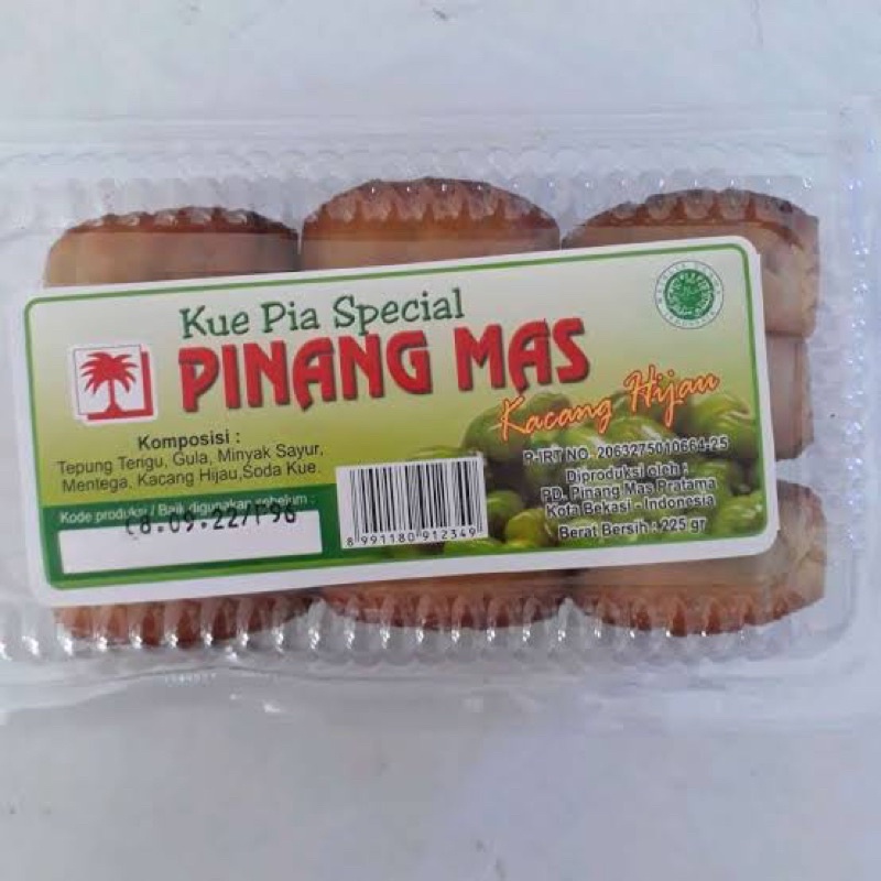 

kue pia pinang mas