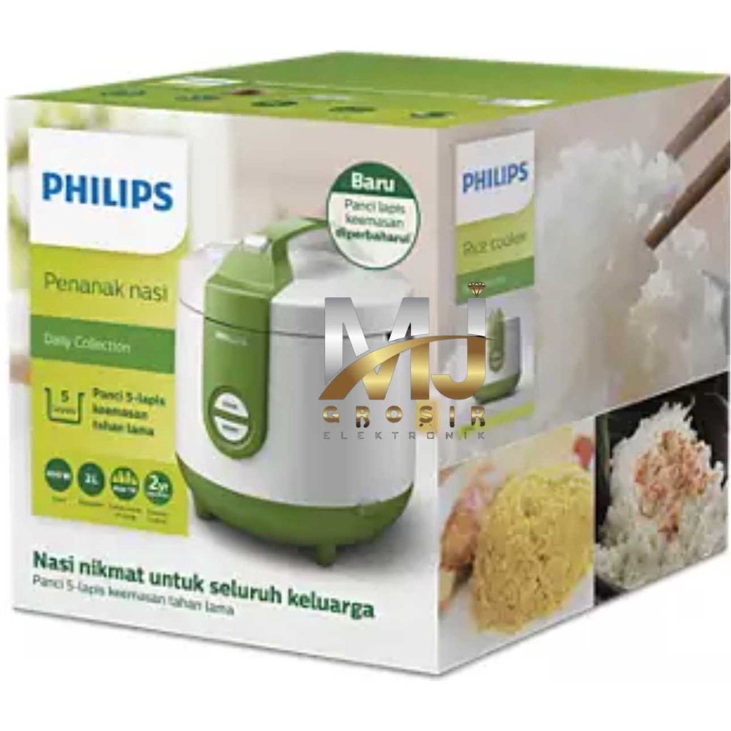 MAGIC COM PHILIPS HD 3119 HD3119 TEFLON GOLDEN POT 2 LITER MURAH