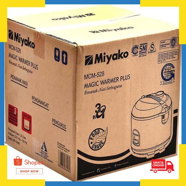 Bisa Bayar Ditempat ( COD ) Miyako MCM-528 Rice Cooker 1.8 L - Penanak Nasi Garansi Resmi Elegan