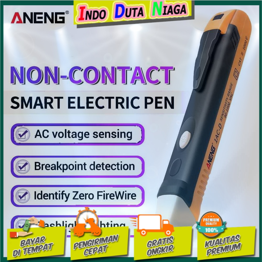 ANENG Tester Non Contact AC Voltage Detector 90V-1000V - 1AC-D Plus