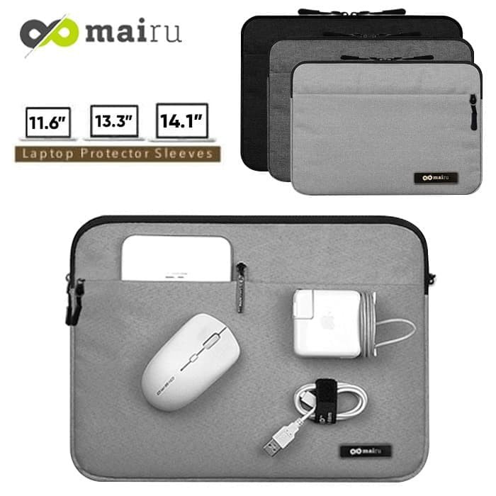 Tas Softcase Laptop 11 13 14 inch Notebook Mairu Sleeve Tas Softcase Laptop 11 13 14 inch Notebook Mairu Sleeve