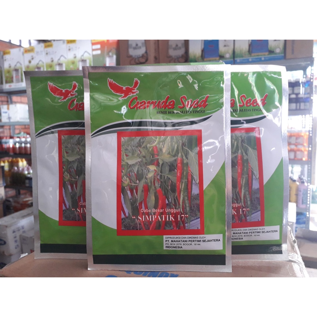 Bibit Cabe Keriting Simpatik 10gr Benih Cabe Keriting | Cabai Keriting | Bibit Unggul