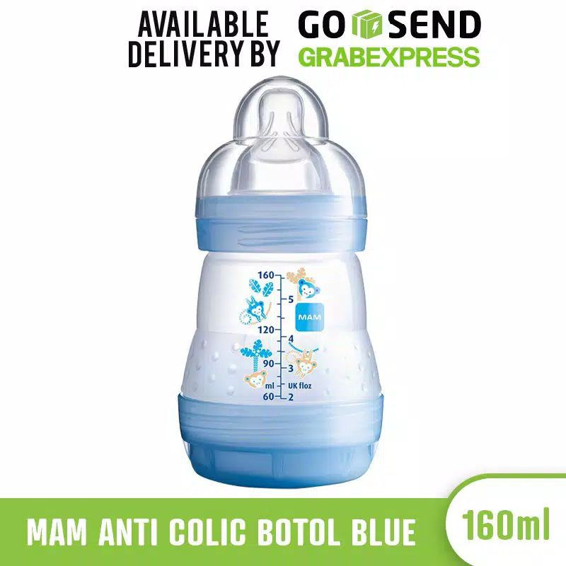 MAM Anti Colic Baby Bottle 160ml 260ml / Botol Susu Dot Bayi Anti Kolik