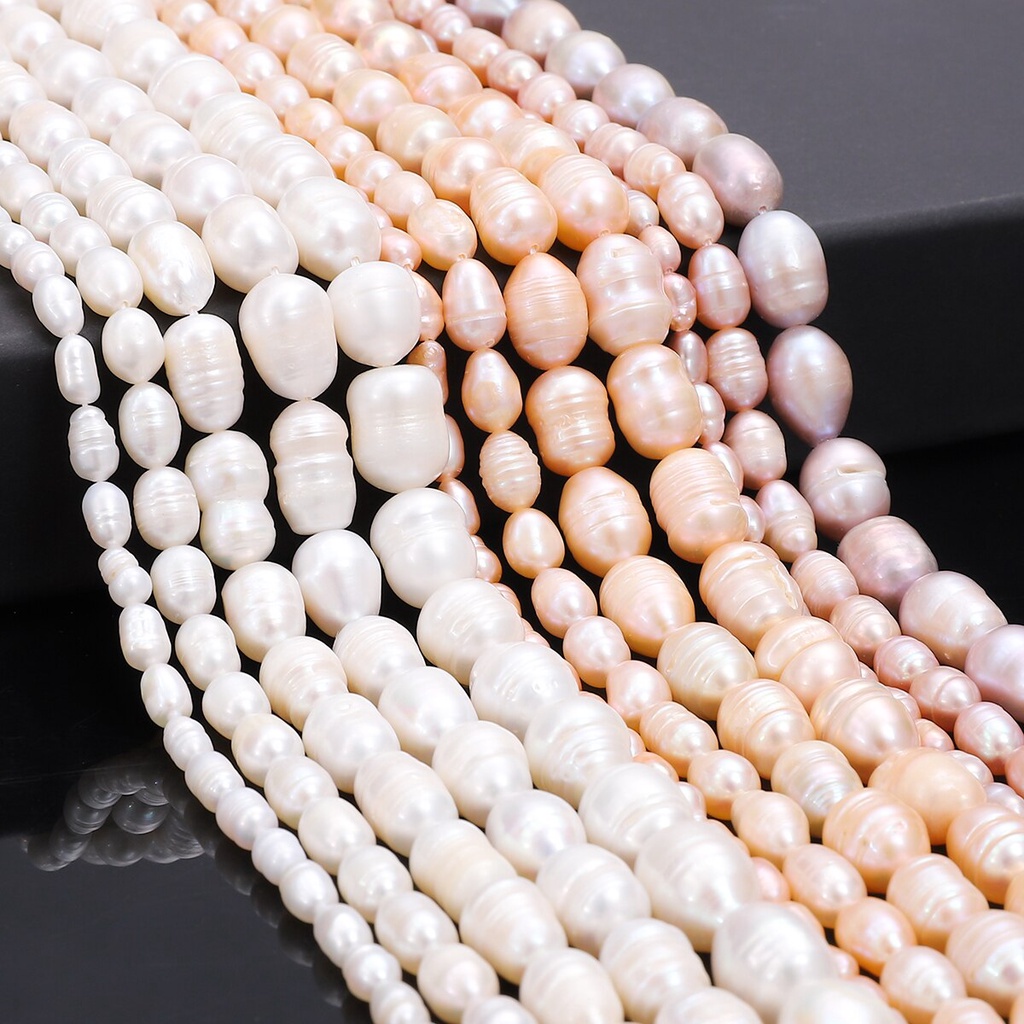 4 Mm 6 Mm 7 Mm 8 Mm 9 Mm 10 Pcs Seed Beads Natural Pearl Beads Shell Beads Untuk Wanita Decration Kalung Cincin Aksesoris