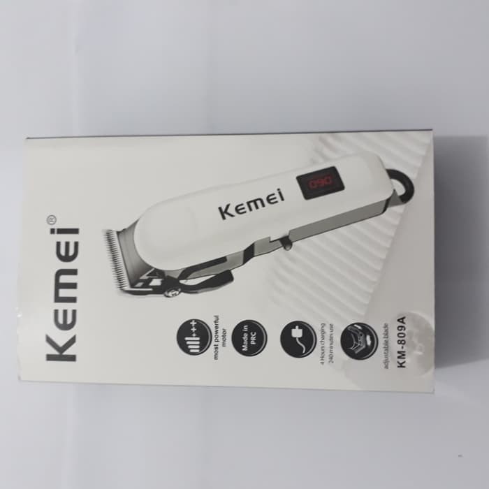 ALAT MESIN CUKUR RAMBUR RECHARGERABLE ORIGINAL KEMEI KM-809A / KM809A