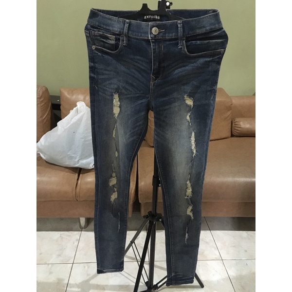 express jeans ripped