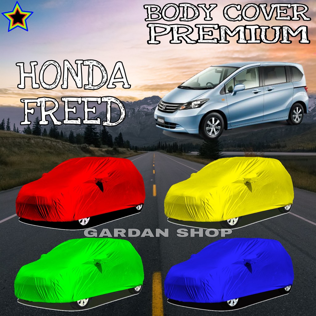 Sarung Mobil HONDA FREED Polos WARNA Body Cover Honda PREMIUM