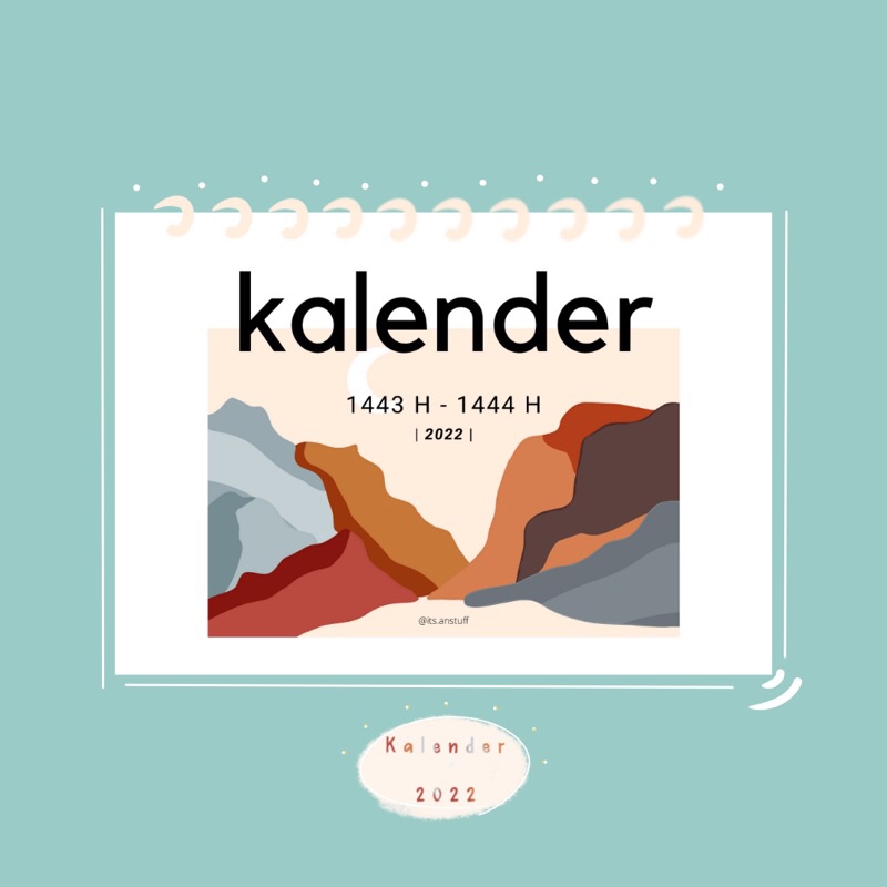

Kalender meja muslim 2022