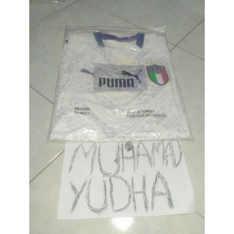 Win Lelangan Jersey Timnas Italia Away Euro 2021