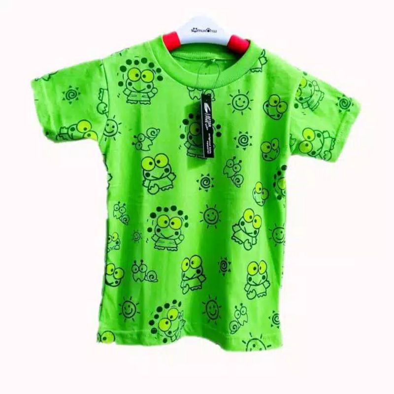 KL_ID Kaos Anak Keroppi Hijau