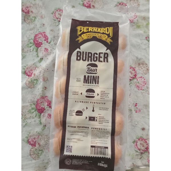 

BERNARDI Roti Burger Mini isi 20