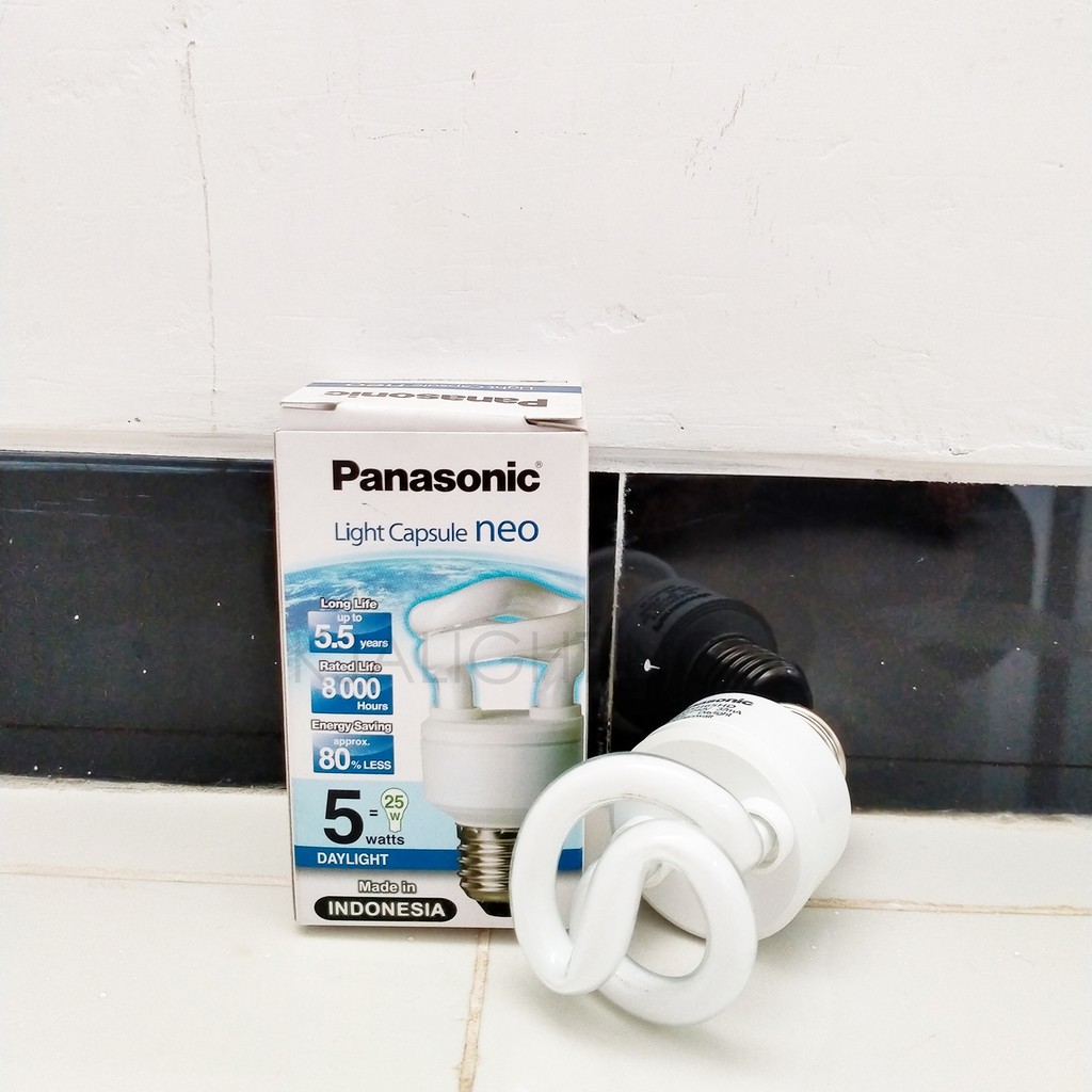 PROMO Lampu Panasonic NEO Spiral 5W