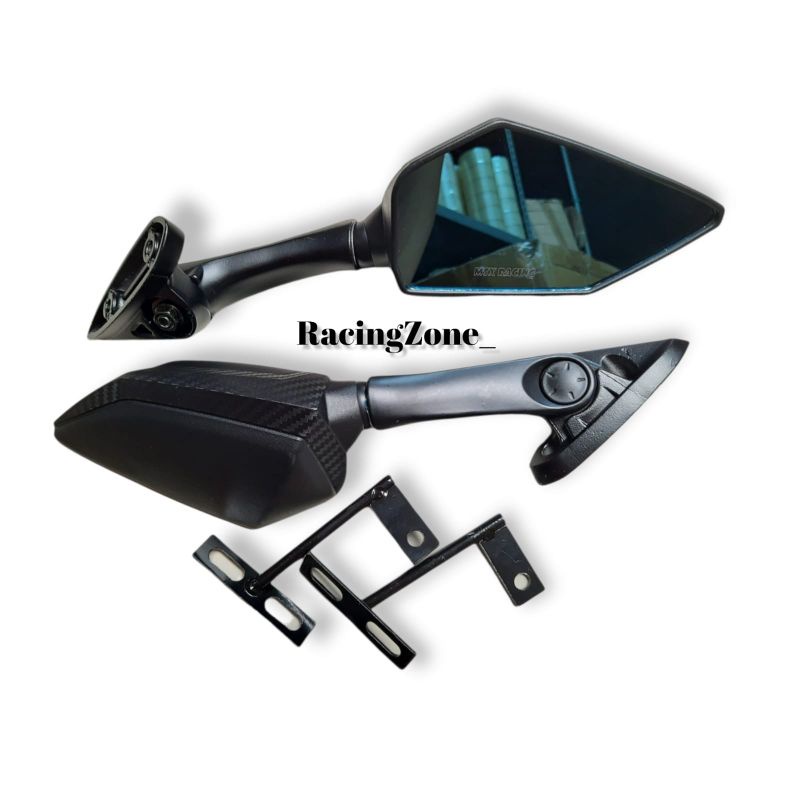 Spion Carbon R25 Nmax Tangkai Pendek Import-2