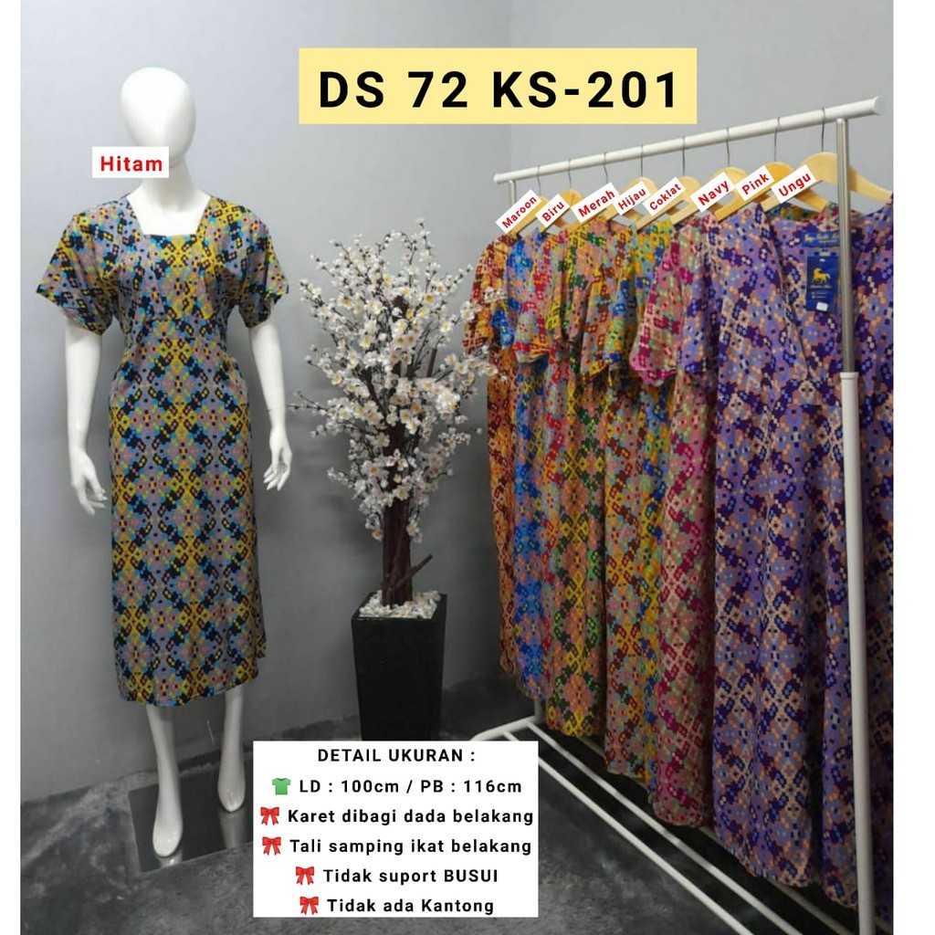 AS Daster Batik Kudamas DS 72 KS-201 &amp; KB-158