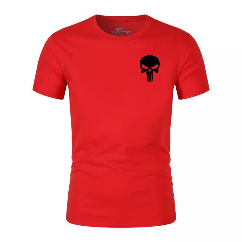 Hokyshop92 Kaos Oblong Pria Punisher T-shirt Pria Lengan Pendek