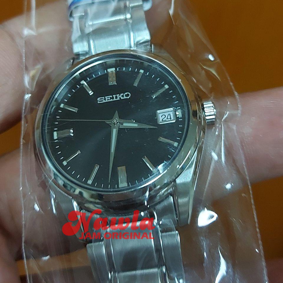 Seiko Quartz SUR319P1 Sapphire Black Dial - Jam Tangan Wanita SUR319