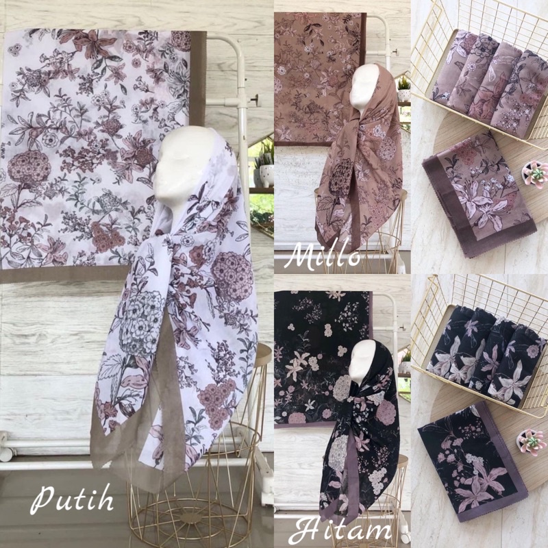 Afrahijab/ Segi Empat Voal Motif 097