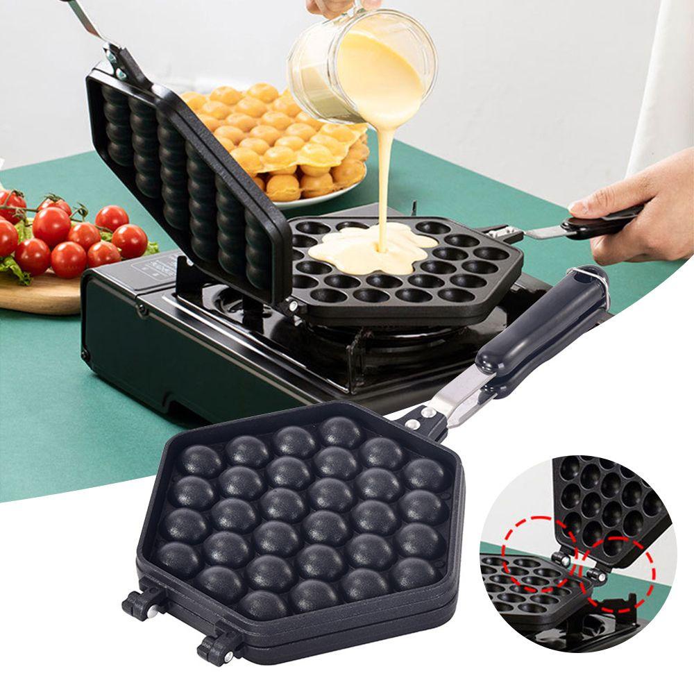 Preva Gas Sandwich Maker Cetakan Kue Wafel Besi Pancake Anti Lengket Breakfast|Grill Frying Pan QQ Cetakan Bubble Telur