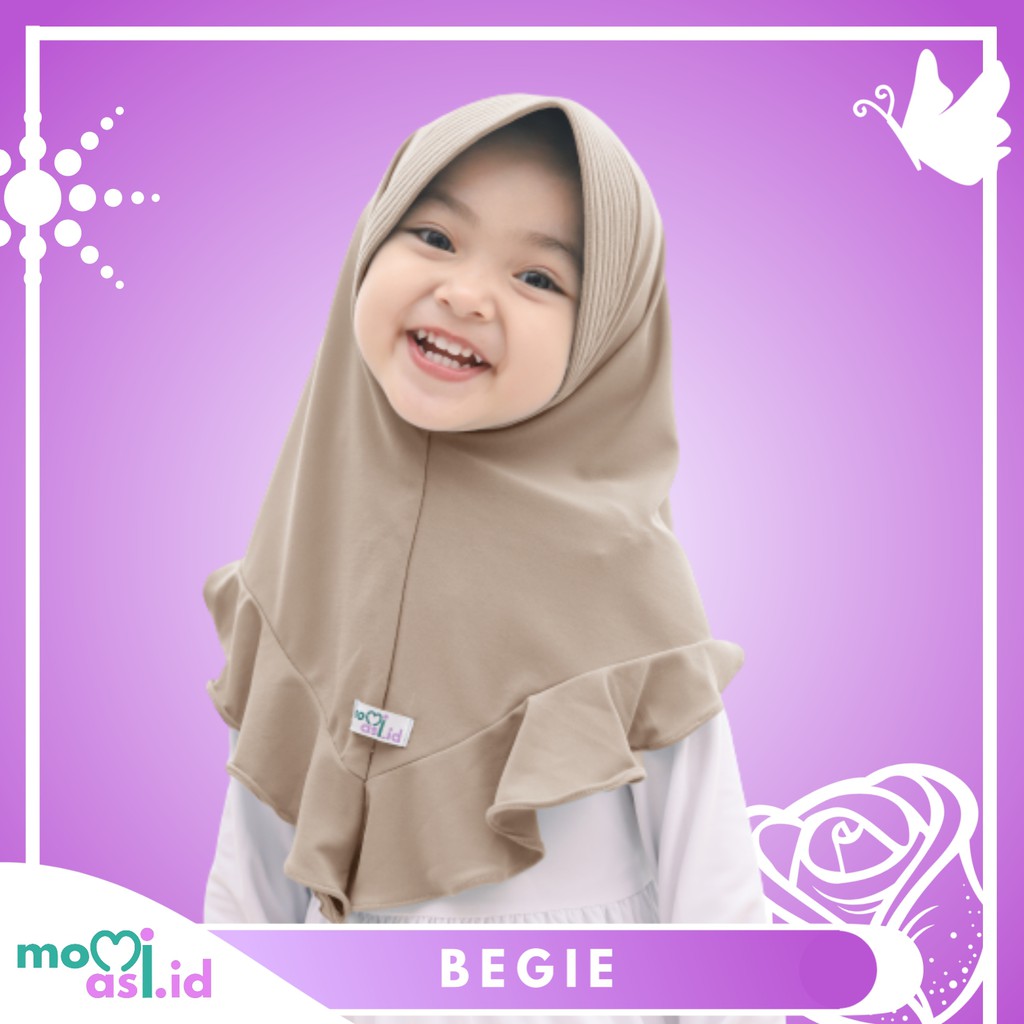 Kerudung Anak Jilbab Hijab Anak Bayi Perempuan Premium Yuki Daily-YUKI BEGIE