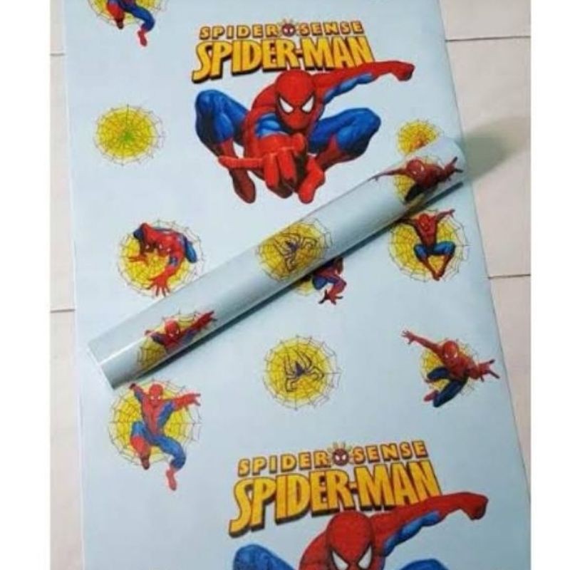 WALLPAPER STIKER DINDING MOTIF SPIDERMAN NEW ARRIVAL