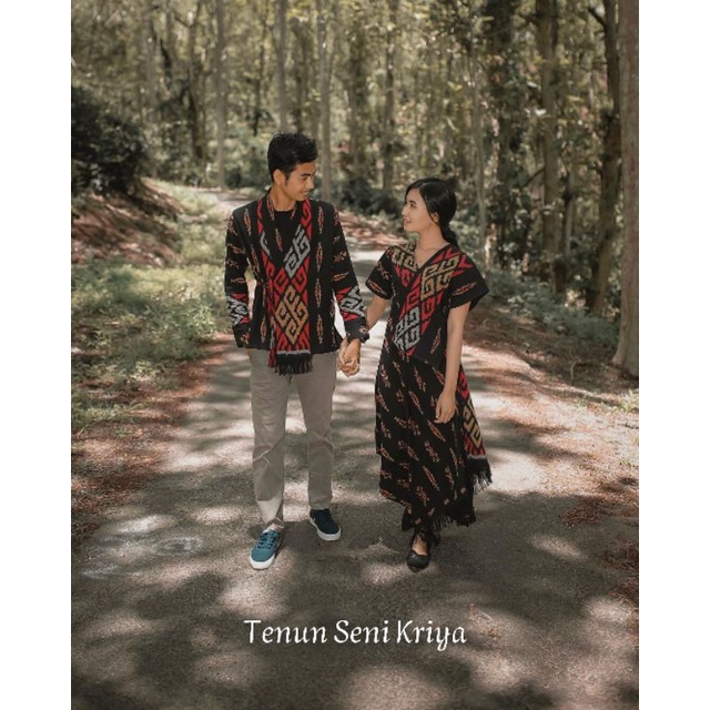 Couple tenun troso jepara || baju tenun seragam || sarimbit tenun kekinian