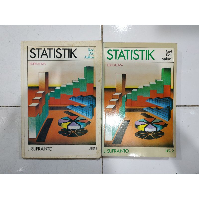 

Paket buku statistik teori dan aplikasi edisi kelima jilid 1 dan jilid 2 original