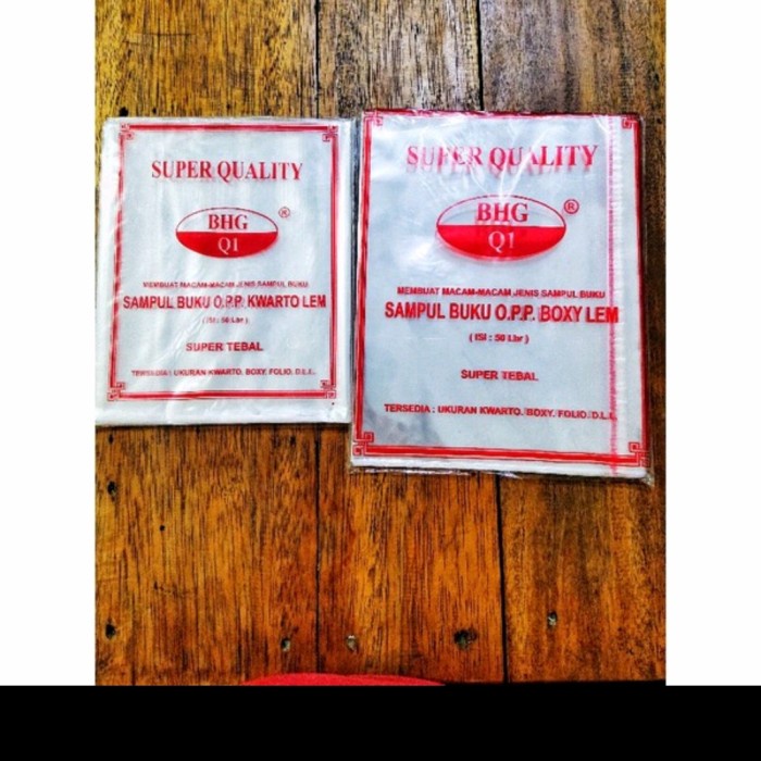 

Hemat Sampul Buku Plastik Opp Boxy (1Pack Isi 50 Pcs) Terbatas