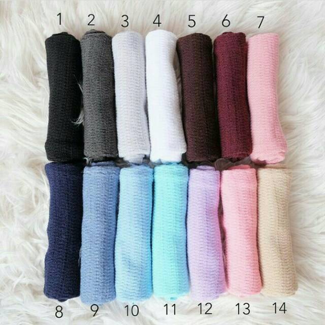 Inner Bandana Rajut Zigzag