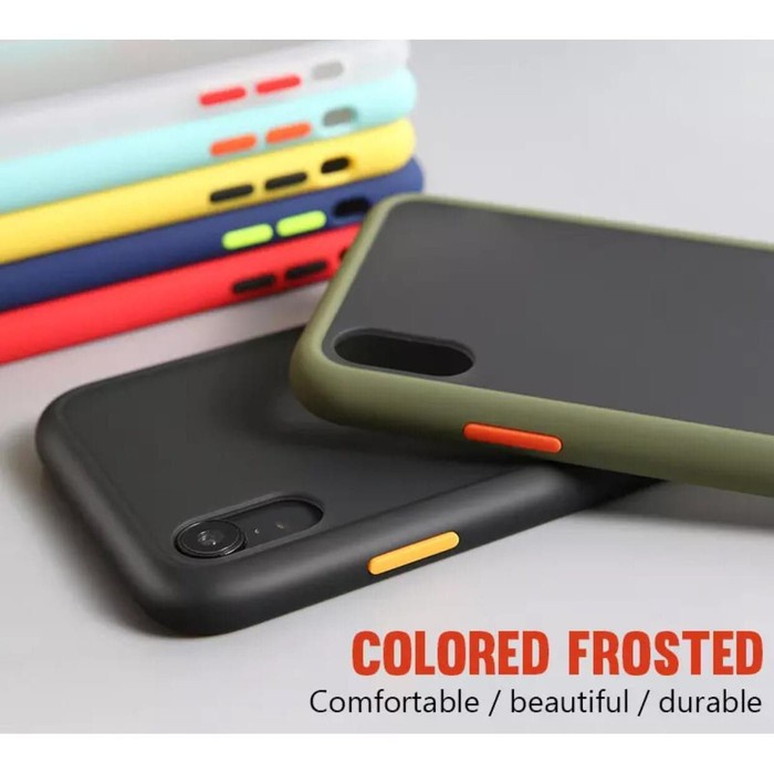 ASUS ZENFONE MAX PRO M1 SOFT CASE MATTE COLORED FROSTED - Hitam