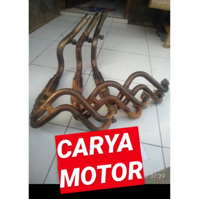 Header Leheran knalpot standar ori Kawasaki ninja 250 fi KHI asli original terlaris