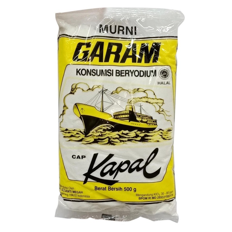 

Garam Cap Kapal 500 gram