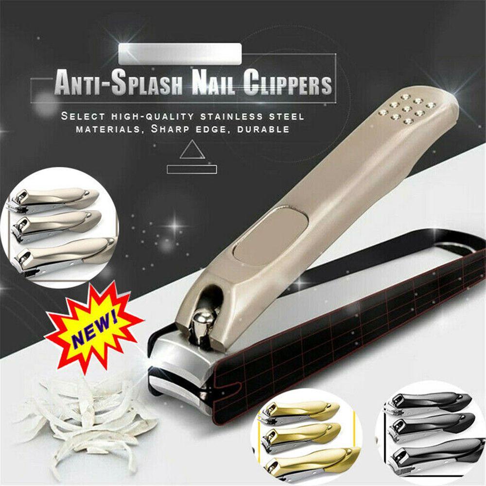 R-FLOWER Gunting Kuku Anti Percikan Multi Ukuran Portable Anti slip Stainless Steel