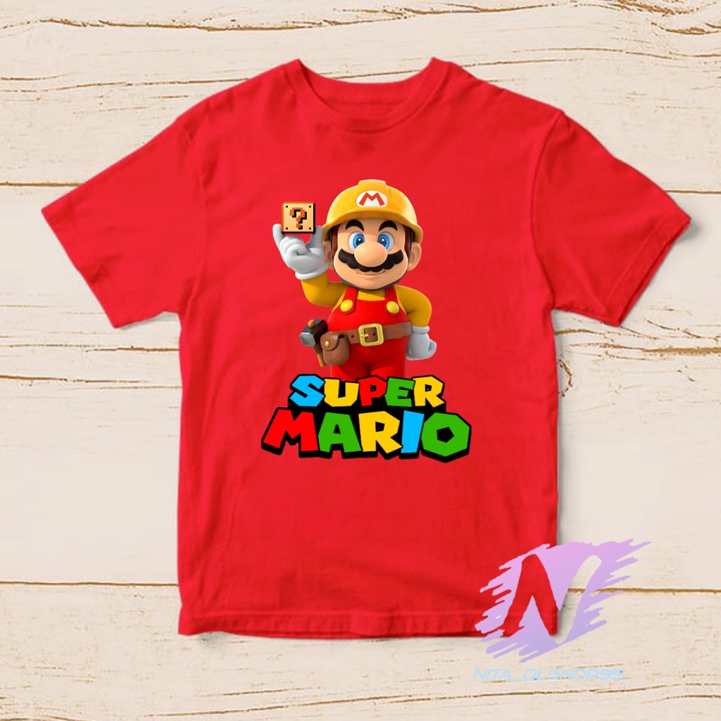 KAOS ANAK SUPER MARIO