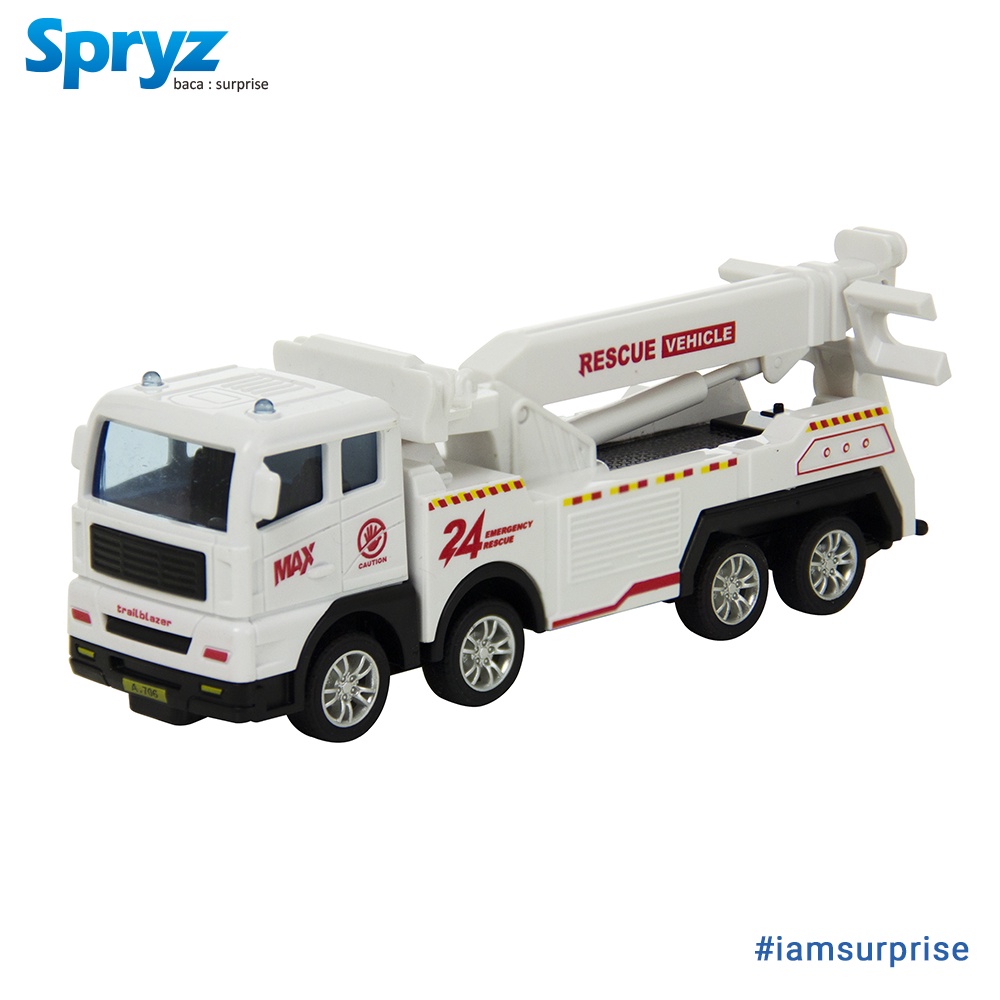 Spryz Construx 1:55 Truk Konstruksi Mainan Miniatur