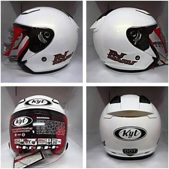 Helm KYT Dj Maru Putih