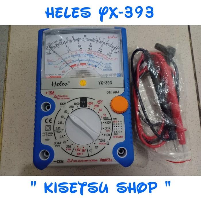 Jual MULTITESTER / MULTIMETER HELES YX 393 ORIGINAL MANUAL ( ANALOG ) Shopee Indonesia