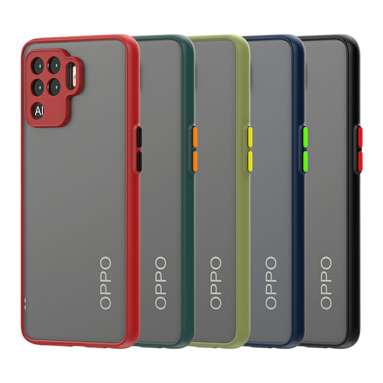 Case Dove Oppo Reno 5f Frosted Camera Case Cover