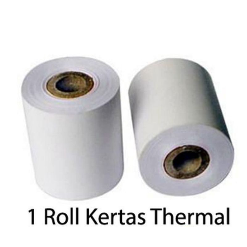 

Kertas THERMAL Edc Struk Kasir Cash Ukuran 58x40 1 Roll