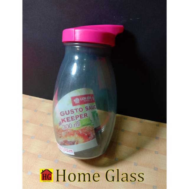Botol wadah kecap saos plastik ukuran 300ml