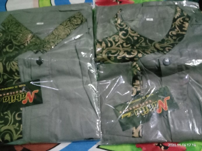 Koko Jumbo Motif Clurit Abu Koko Ukuran Super Big Size Koko Jumbo Bahan Katun Madinah Emboss Hq