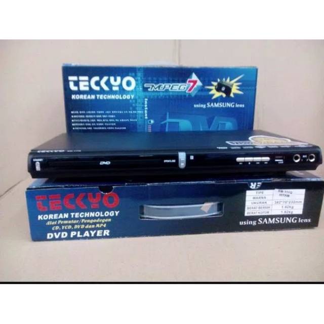 DVD TEKYO, CD, USB, MP3, MP4,