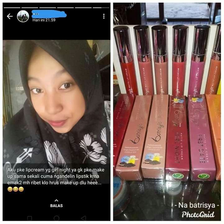 Batrisyia Matte Lip Cream varian Girl Night (GN)