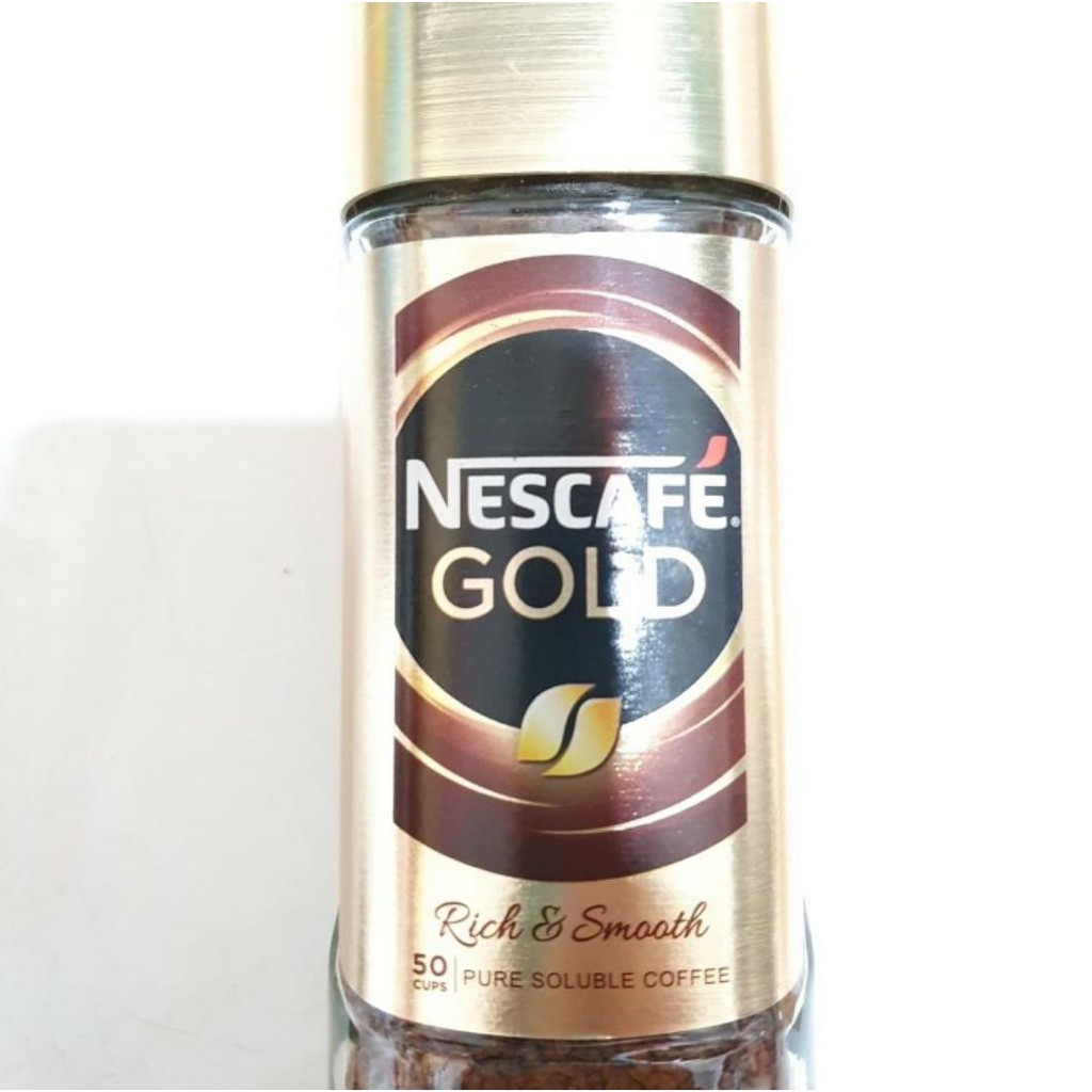 

Nescafe Gold Rich & Smooth 100gr Nestle Jar 50 cup Kopi Korea